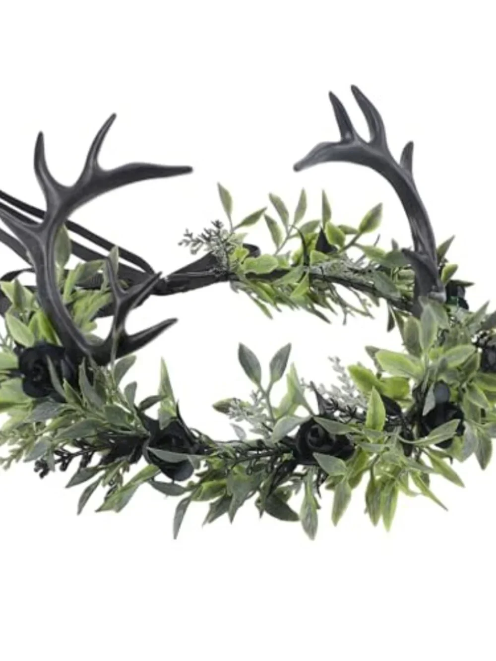 Adjustable Handmade Antler Crown Hair Headband Plastic
